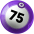 Bingo ball purple